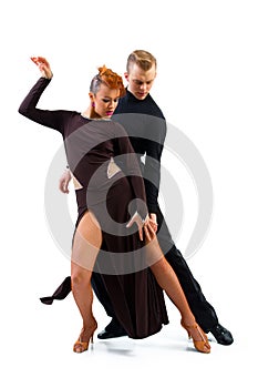 Two elegance dancers.