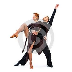 Two elegance dancers.