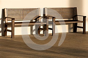 Two Empty Benches