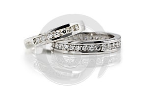 Two engagement rings
