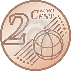 Two Euro Cent Coin