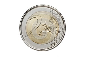 A two euros coin