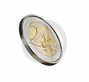 Two euros coin.