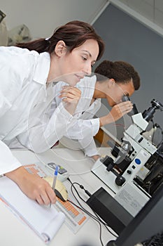 two female scientist in lab