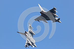 Two fighter jets sky
