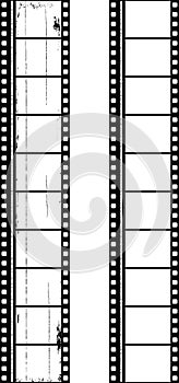 Two filmstrips of motion pictures