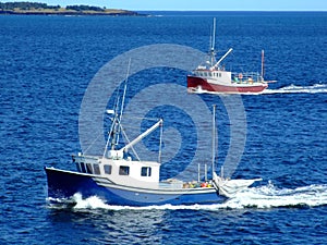 Two fishing boats