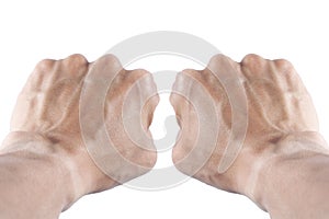 Two Fists and arms for pattern