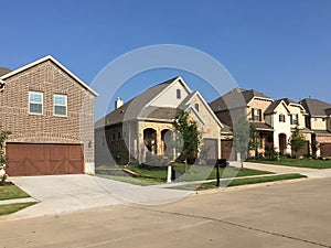 Two floors houses in suburban TX