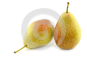 Two fresh `Forelle` pears