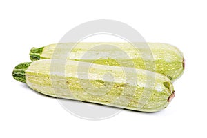 Two fresh vegetable marrows