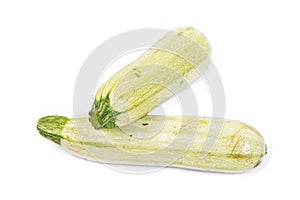 Two fresh vegetable marrows