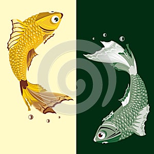 Two freshwater fish