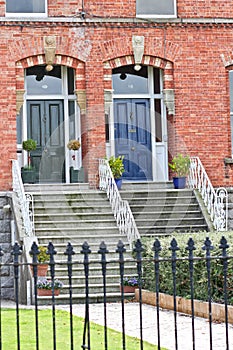 Two Georgian doors, Dublin, Ireland