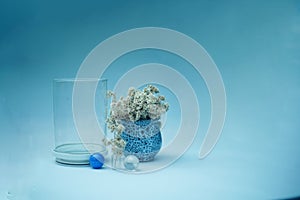 These are two glass balls