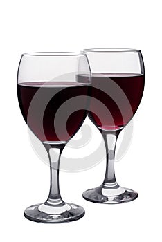 Two glasses of Red Wine