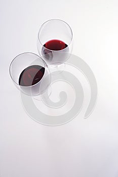 Two glasses of wine