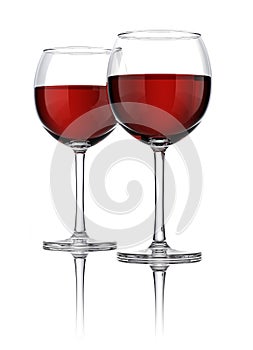 Two glasses of wine