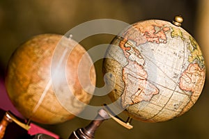 Two globes photo