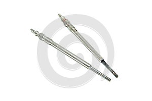 The two glow plugs for diesel engines