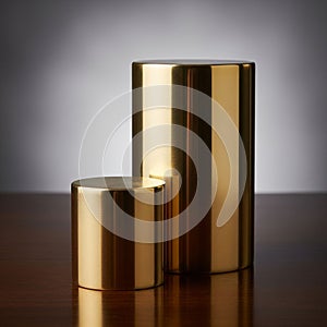 Arrangement emphasizes the elegance and simplicity of geometric