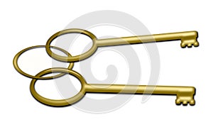 Two golden Keys