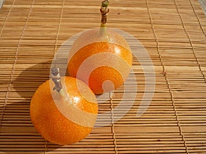Two grenadilla fruit