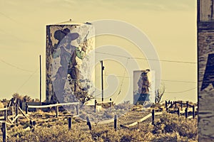 Two Guns Ghost Town along Route 66