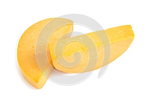 Two Half Wheels of Colby Cheese