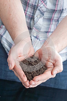 Two handfuls of soil