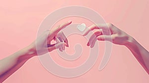 The Gesture of Love Expressed.AI generated image