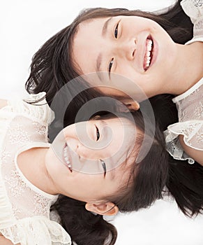 Due Contento asiatico le ragazze 
