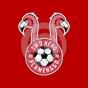 Two head flamengo sports logo