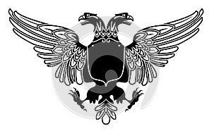 Two headed eagle coat of arms