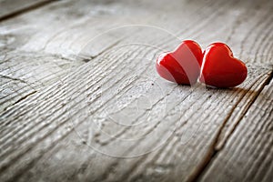 Two hearts in love photo