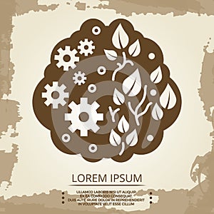 Two hemispheres brain