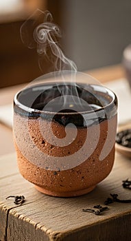 Two hemispherical glass objects, one blue and one gold, positioned side by side