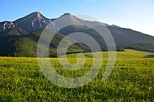 Havran and Zdiarska vidla, the two highest mountains in the Belianske Tatry