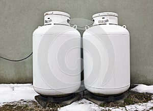 Two Home Propane Tanks