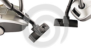 Two hoovers for cleaning