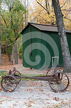 Two Horse Drawn Wagon