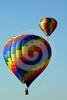 Two Hot Air Balloons