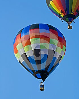 Two Hot Air Balloons