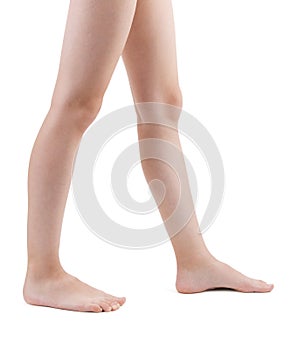 Two human legs photo