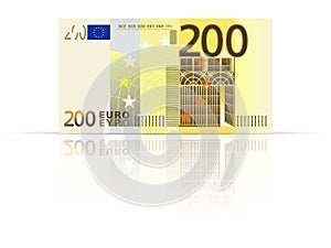 Two hundred euro banknote