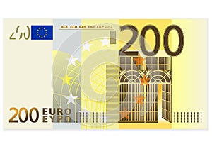 Two hundred euro banknote