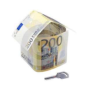 Two hundred euro house and a key