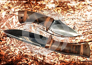 Two hunting knifes