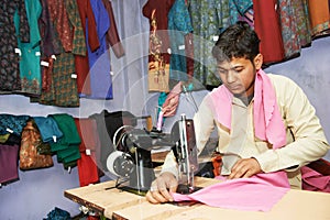 Two indian man tailors