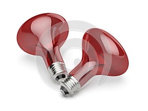 Two Infrared light bulbs